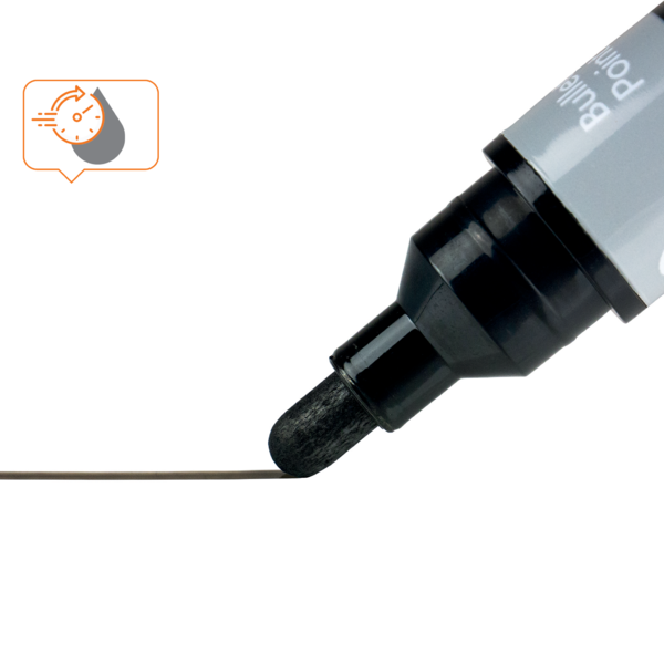 Rotuladores De Tinta Líquida Nobo Con Punta Cónica, 10 Unidades Negro