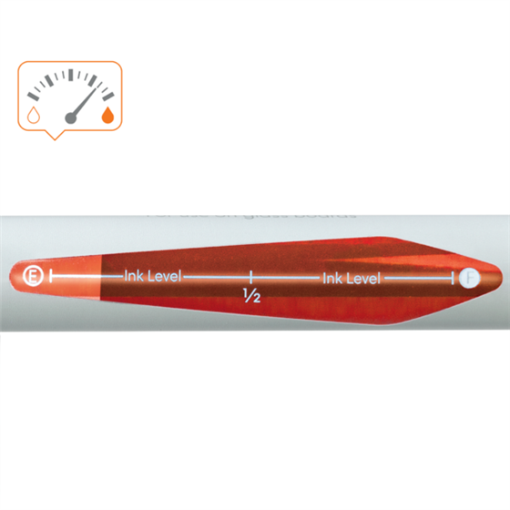 Rotuladores De Tinta Líquida Nobo Con Punta Cónica, 10 Unidades Rojo