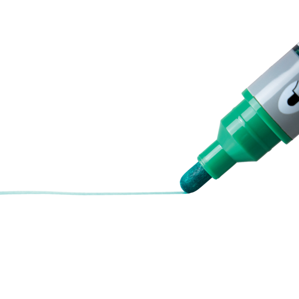 Rotuladores De Tinta Líquida Nobo Con Punta Cónica, 10 Unidades Verde