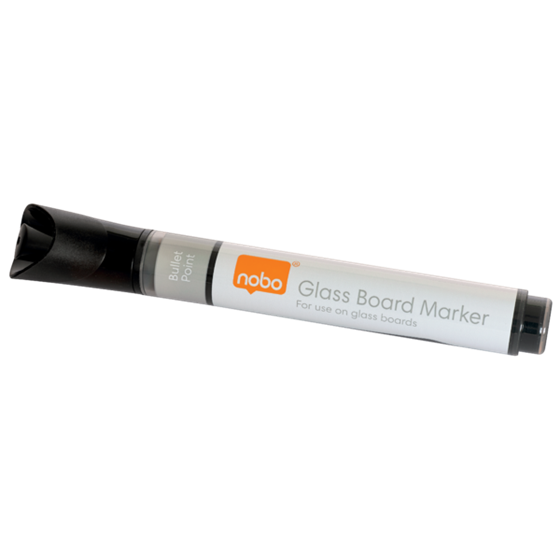 Rotuladores De Tinta Líquida Para Pizarra Blanca Nobo Con Punta Redondeada 4 Unidades Negro