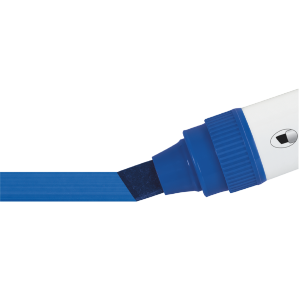 Rotuladores Glide Jumbo Nobo Con Punta Biselada, 4 Unidades Azul