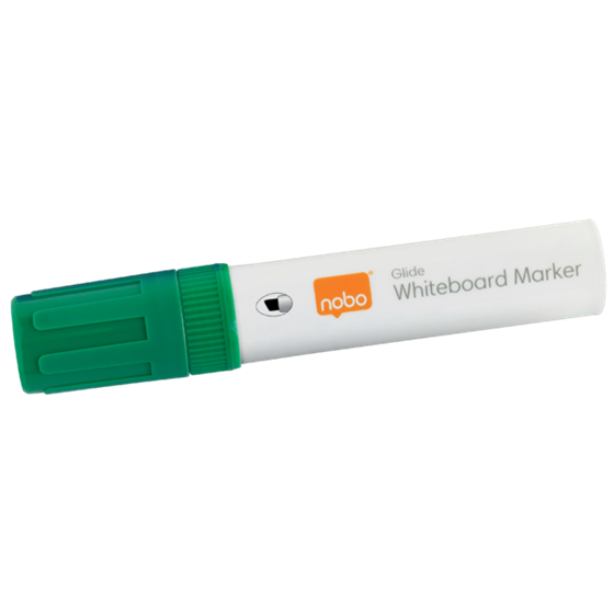 Rotuladores Glide Jumbo Nobo Con Punta Biselada, 4 Unidades Verde