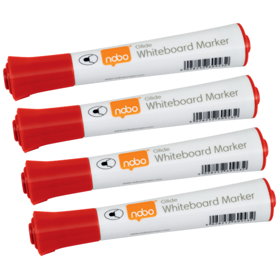 Rotuladores Glide, Punta Cónica (10 Unidades), Rojo Rojo