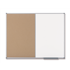 Tablero Combi Corcho/Acero Classic Nobo 1200X900 Mm Blanco/Grisáceo