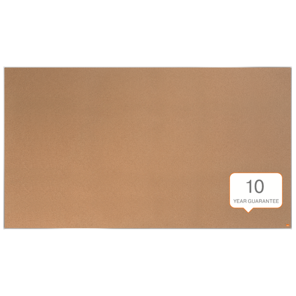 Tablero De Anuncios De Corcho De Formato Panorámico Nobo Impression Pro De 1880X1060 Mm Natural