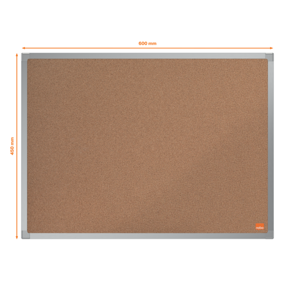 Tablero De Anuncios De Corcho Nobo Essence De 600X450 Mm Natural