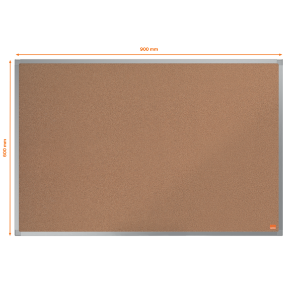 Tablero De Anuncios De Corcho Nobo Essence De 900X600 Mm Natural