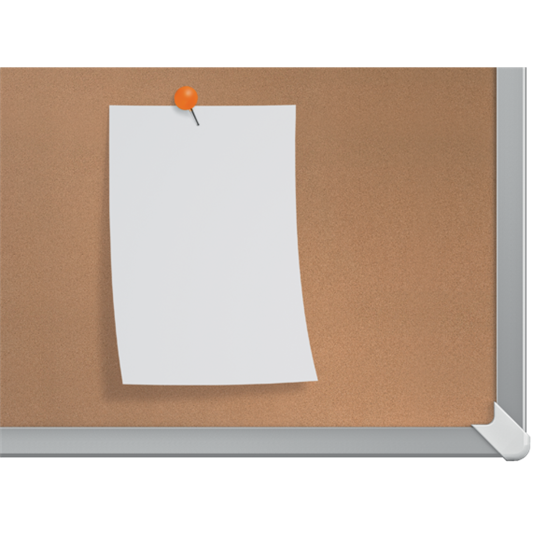 Tablero De Anuncios De Corcho Nobo Impression Pro De 1500X1200 Mm Natural