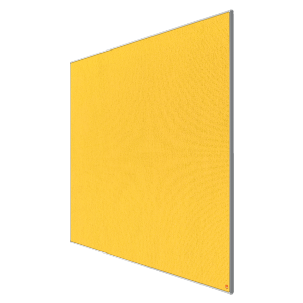 Tablero De Anuncios De Fieltro De Formato Panorámico Nobo Impression Pro De 1880X1060 Mm Amarillo