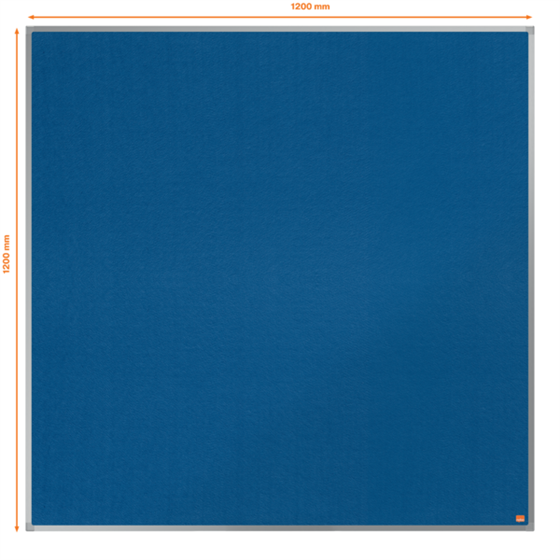 Tablero De Anuncios De Fieltro Nobo Essence De 1200X1200 Mm Azul