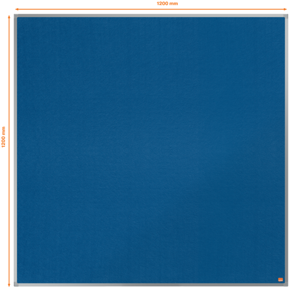 Tablero De Anuncios De Fieltro Nobo Essence De 1200X1200 Mm Azul