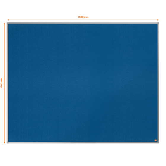 Tablero De Anuncios De Fieltro Nobo Essence De 1500X1200 Mm Azul