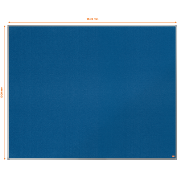 Tablero De Anuncios De Fieltro Nobo Essence De 1500X1200 Mm Azul
