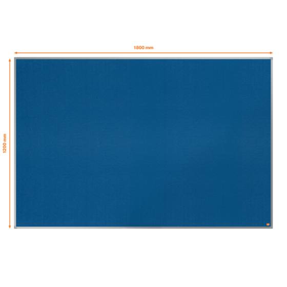 Tablero De Anuncios De Fieltro Nobo Essence De 1800X1200 Mm Azul