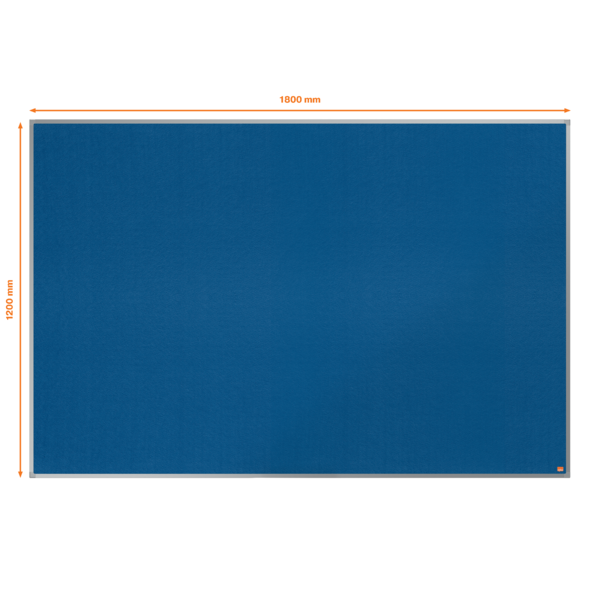 Tablero De Anuncios De Fieltro Nobo Essence De 1800X1200 Mm Azul
