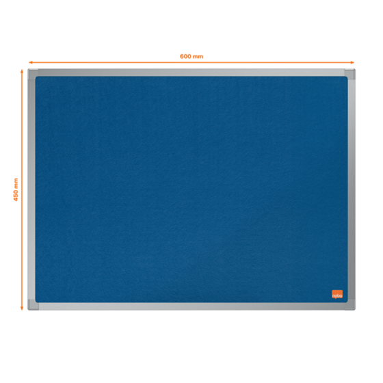 Tablero De Anuncios De Fieltro Nobo Essence De 600X450 Mm Azul