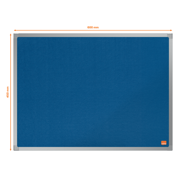 Tablero De Anuncios De Fieltro Nobo Essence De 600X450 Mm Azul