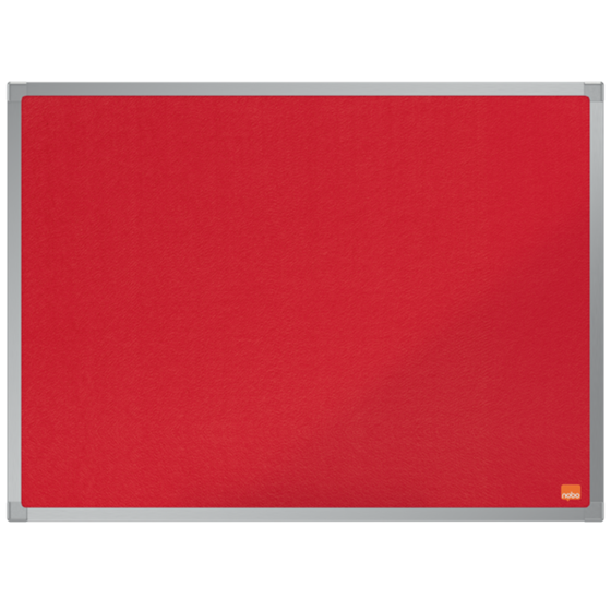 Tablero De Anuncios De Fieltro Nobo Essence De 600X450 Mm Rojo