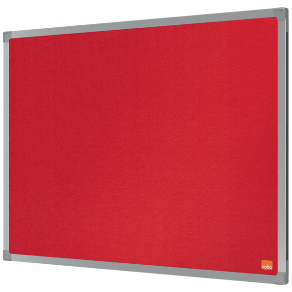 Tablero De Anuncios De Fieltro Nobo Essence De 600X450 Mm Rojo