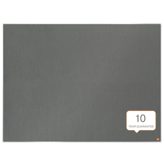 Tablero De Anuncios De Fieltro Nobo Impression Pro De 1200X900 Mm Gris