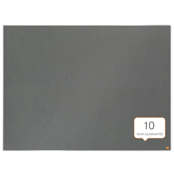 Tablero De Anuncios De Fieltro Nobo Impression Pro De 1200X900 Mm Gris