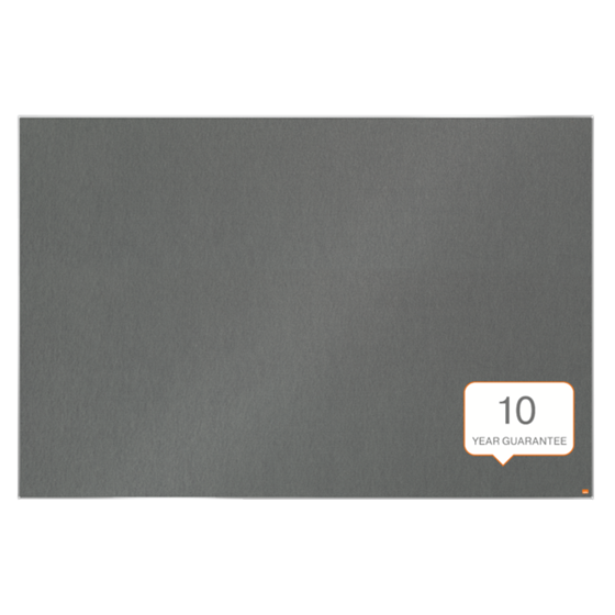 Tablero De Anuncios De Fieltro Nobo Impression Pro De 1800X1200 Mm Gris