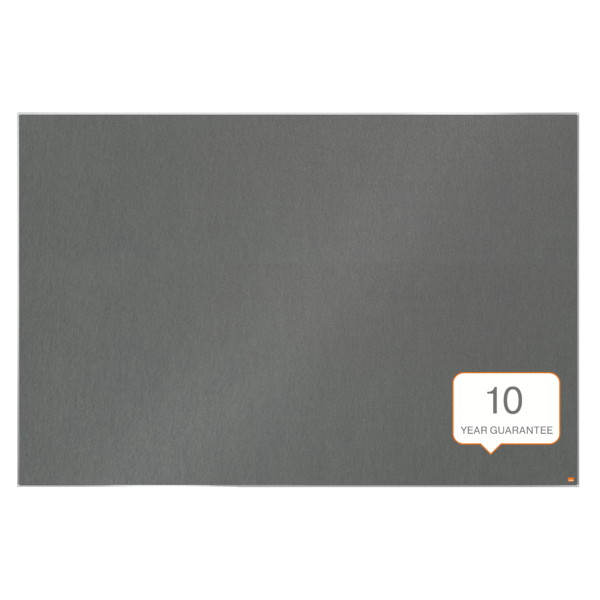 Tablero De Anuncios De Fieltro Nobo Impression Pro De 1800X1200 Mm Gris