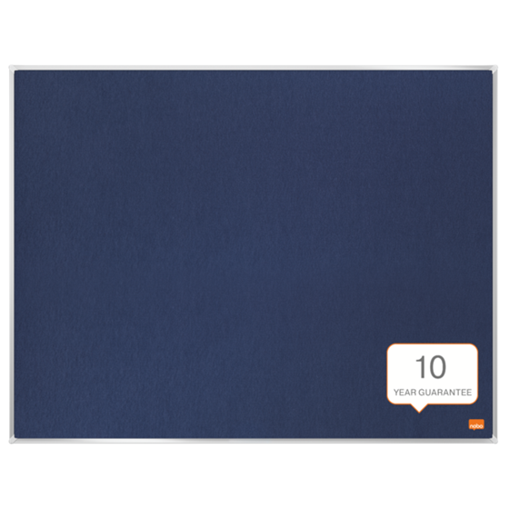 Tablero De Anuncios De Fieltro Nobo Impression Pro De 600X450 Mm Azul