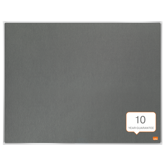Tablero De Anuncios De Fieltro Nobo Impression Pro De 600X450 Mm Gris