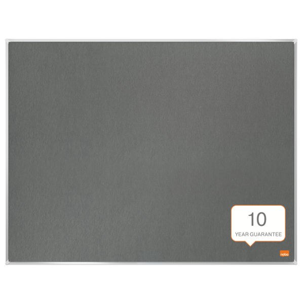 Tablero De Anuncios De Fieltro Nobo Impression Pro De 600X450 Mm Gris
