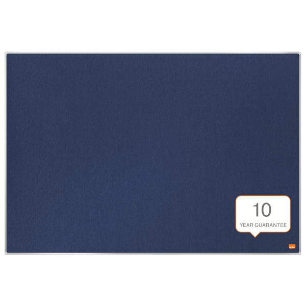 Tablero De Anuncios De Fieltro Nobo Impression Pro De 900X600 Mm Azul