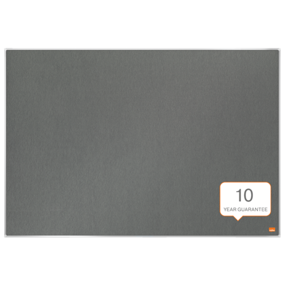 Tablero De Anuncios De Fieltro Nobo Impression Pro De 900X600 Mm Gris