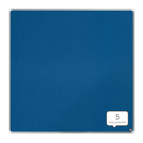 Tablero De Anuncios De Fieltro Nobo Premium Plus 1200X1200 Mm Azul