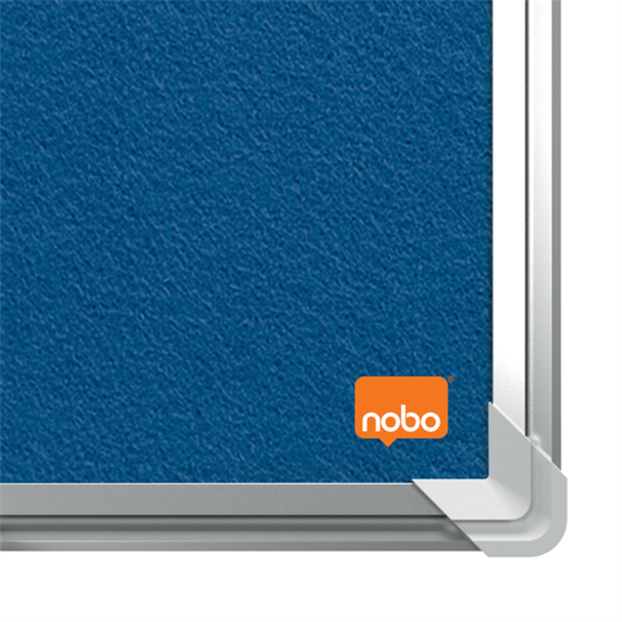Tablero De Anuncios De Fieltro Nobo Premium Plus 1200X1200 Mm Azul