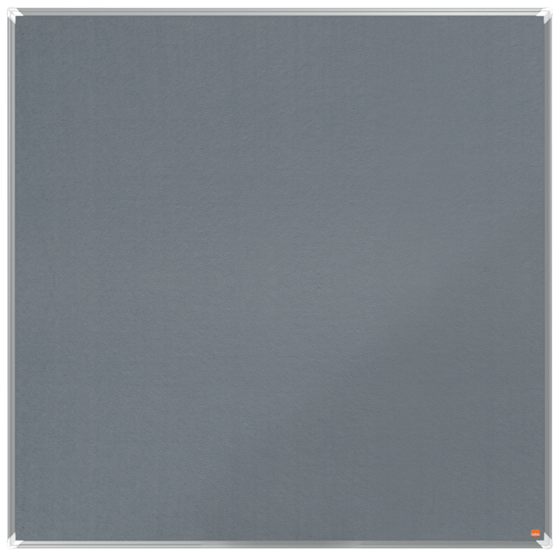 Tablero De Anuncios De Fieltro Nobo Premium Plus 1200X1200 Mm Gris