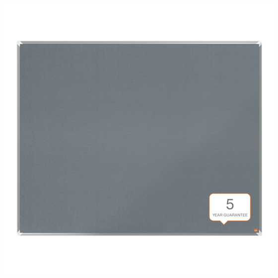 Tablero De Anuncios De Fieltro Nobo Premium Plus 1500X1200 Mm Gris