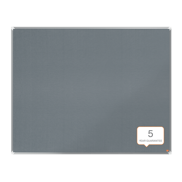 Tablero De Anuncios De Fieltro Nobo Premium Plus 1500X1200 Mm Gris