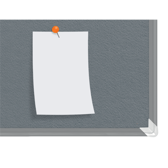 Tablero De Anuncios De Fieltro Nobo Premium Plus 2400X1200 Mm Gris