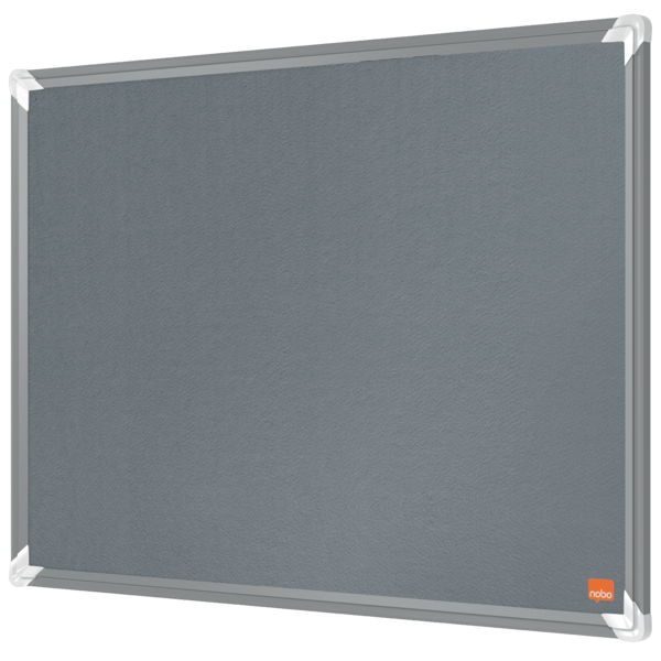 Tablero De Anuncios De Fieltro Nobo Premium Plus De 600X450Mm Gris