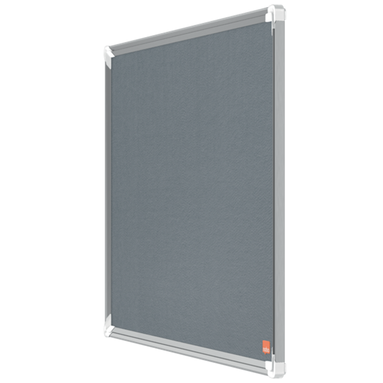 Tablero De Anuncios De Fieltro Nobo Premium Plus De 600X450Mm Gris