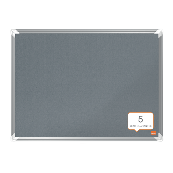 Tablero De Anuncios De Fieltro Nobo Premium Plus De 600X450Mm Gris