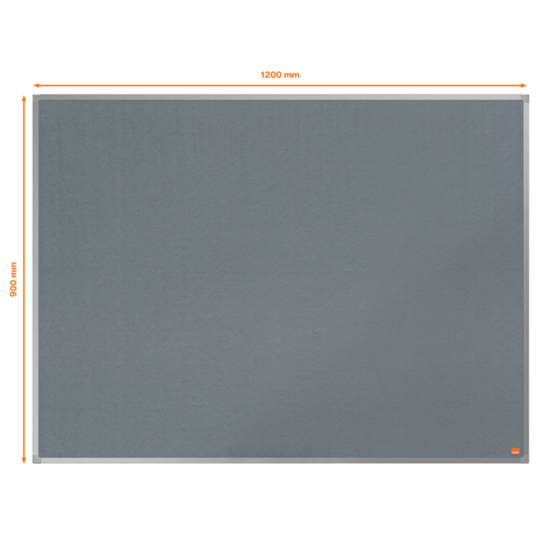 Tablero De Noticias De Fieltro Nobo Essence 1200X900Mm Gris