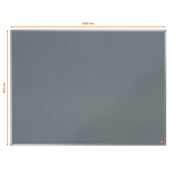Tablero De Noticias De Fieltro Nobo Essence 1200X900Mm Gris