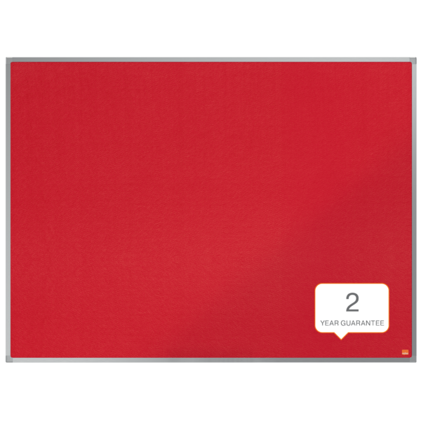 Tablero De Noticias De Fieltro Nobo Essence 1200X900Mm Rojo