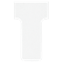 Tarjetas De Planificación Nobo T-Card - Tamaño 1 Blanco