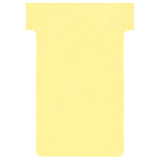 Tarjetas De Planificación Nobo T-Card - Tamaño 2 Amarillo