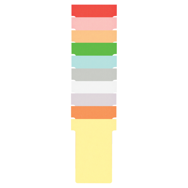 Tarjetas De Planificación Nobo T-Card - Tamaño 2 Azul Claro