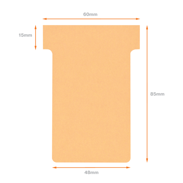 Tarjetas De Planificación Nobo T-Card - Tamaño 2 Beige