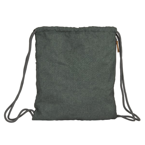 Saco Mochila SAFTA Carbon Cremallera Lateral 35 x 45 x cm.