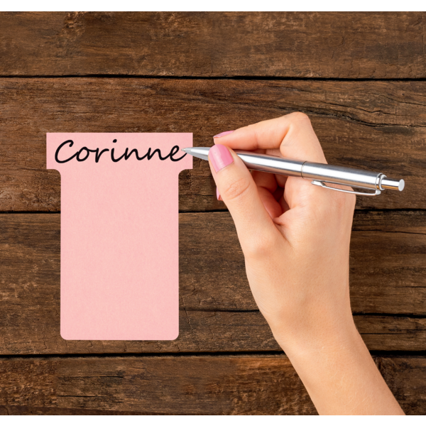 Tarjetas De Planificación Nobo T-Card - Tamaño 2 Rosa